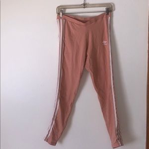 Pink adidas leggings
